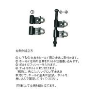 エスコ コイルスプリングコンプレッサー EA500DC 1組（直送品）