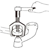 エスコ ピットマンアームプーラー EA501AD 1個（直送品）