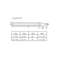 エスコ 14本組 タガネ・ポンチセット EA572MA-3 1組（直送品）