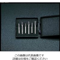 エスコ 6本組 超硬カッター(6mm軸) EA819XH 1組（直送品）
