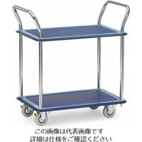 エスコ 740x480mm/120kg 運搬車(二段式/ブレーキ付) EA520BE-2 1台（直送品）