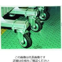 エスコ 200mm キャスター(自在金具) EA986GB-200 1個（直送品）