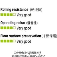 エスコ 125mm キャスター(自在金具) EA986HF-125 1個（直送品）