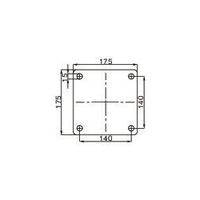 エスコ 260mm キャスター(自在・空気入・前輪ブレーキ) EA986HH-3 1個（直送品）