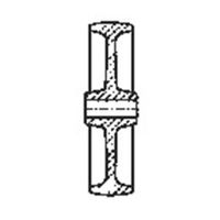 エスコ 200mm キャスター(自在金具・ステンレス製) EA986LD-200 1個（直送品）