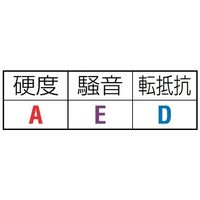 エスコ 125mm キャスター(自在金具・ステンレス製) EA986LK-125 1個（直送品）