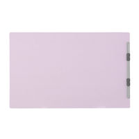 プラス　フラットファイル樹脂製とじ具　B4ヨコ　バイオレット　No.012N　10冊
