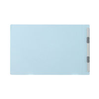 プラス　フラットファイル樹脂製とじ具　A4ヨコ　ロイヤルブルー　No.022N　10冊