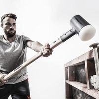 エスコ 7kg/100mm 無反動大ハンマー EA575HK-2 1本（直送品）