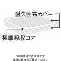 エスコ 362x8mm/22.5m 吸収マット(水・油/2ロール) EA929DM-10 1箱(2巻)（直送品）