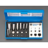 エスコ 1/8”ー 3/4” パンチ&ダイスセット EA576AD-1 1セット（直送品）