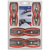 エスコ 8本組 スナップリングプライヤー EA590-13 1セット（直送品）