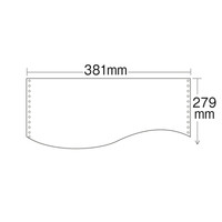 アスクル オリジナルストックフォーム 68gsmプレーン 15×11 1セット（6000枚：2000枚入×3箱）  オリジナル