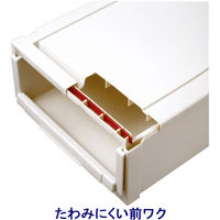 【引き出し収納】 天馬 フィッツユニットケース3525 CAP 4904746438386 26L カプチーノ 1箱（4個入）