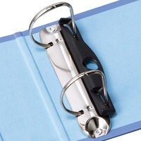 リヒトラブ リングファイル（統一伝票用） D型リングファイル ブルーバイオレット F750 1セット（3冊：1冊×3）