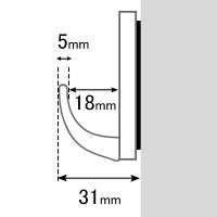 Like-it（ライクイット） マグネット5連フック 8045 マグオン 吉川国工業所