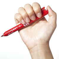 ぺんてる アスクルノック式油性マーカー細字丸芯 赤インク 1箱（10本入）  オリジナル