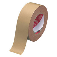 【ガムテープ】 布粘着テープ No.141 0.37mm厚 幅50mm×長さ25m 茶 オリーブテープ 寺岡製作所 1箱（30巻入）