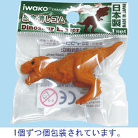 イワコー おもしろ消しゴム 恐竜消しゴム 1箱（60個入）