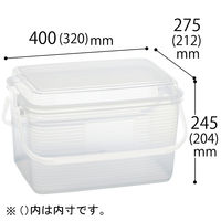 収納ボックス コンテナーエースM 11.5L サンコープラスチック 16408