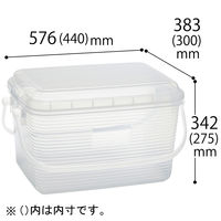 収納ボックス コンテナーエースLL 34L サンコープラスチック 17558