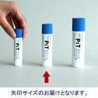 トンボ鉛筆【PIT】スティックのり　消えいろピットN　PT-NC　20本