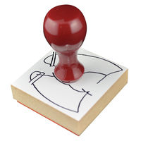 サンビー 人体図ゴム印 胸部12 JING-12 1個