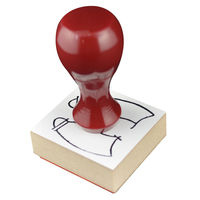 サンビー 人体図ゴム印 胸部13 JING-13 1個