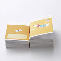 【アスクル限定】広済堂ネクスト なかよしおやこおくすり手帳（イヌ） 32P 1箱（200冊：50冊入×4袋）  オリジナル