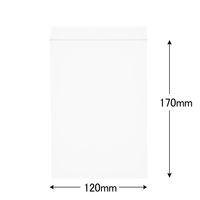 ユニパック（R）（チャック袋）　0.08mm厚　F-8　A6　120×170mm　1箱（3000枚：100枚入×30袋）　生産日本社　セイニチ