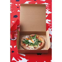 ピザボックス 未晒し M 1箱（100枚：25枚入×4袋）