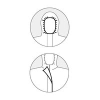 PEコート 続服 M 5428-M アゼアス（直送品）