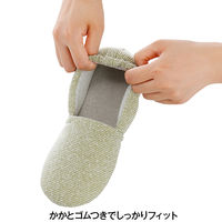 あゆみ 介護靴 2484エスパドマカロン ピンクS（20.5-21.5cm）左足 室内用（直送品）