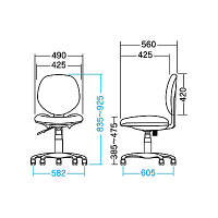 サンワサプライ　エコOAチェア　オフィスチェア　肘無し　グレー　SNC-ECO1GYN　1脚　（直送品）