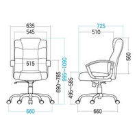 サンワサプライ　ローバックバックRレザーチェア　オフィスチェア　肘付　ブラック　SNC-L10K　1脚