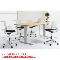 オカムラ グラータ ハイチェア 8142HA FBA1 座面高さ567～767mm（直送品）