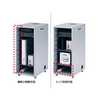 サンワサプライ　NAS、HDD、ネットワーク機器収納ボックス　CP-KBOX3　（直送品）