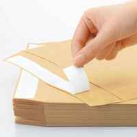 アスクル　オリジナルクラフト封筒　テープ付　角2　1200枚  オリジナル
