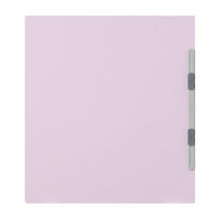 プラス　フラットファイル厚とじ　A4タテ　3冊　バイオレット　No.021NW　樹脂製とじ具