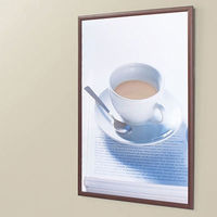 アートプリントジャパン 木製フレームA4ブラウン 1000008814 1セット(3枚:1枚×3)