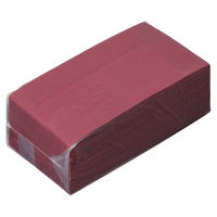 溝端紙工印刷 カラーナプキン 8つ折り 2PLY ワインレッド 1セット（200枚：50枚入×4袋）