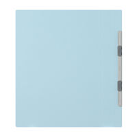 プラス　フラットファイル厚とじ　A4タテ　10冊　ロイヤルブルー　No.021NW　樹脂製とじ具