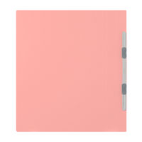プラス　フラットファイル厚とじ　A4タテ　10冊　ピンク　No.021NW　樹脂製とじ具