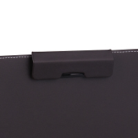 アスクル バインダー 合皮製クリップファイル A4縦 二つ折り ブラウン 茶色 3冊  オリジナル