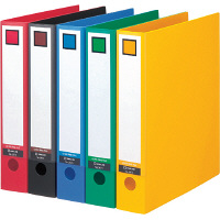 キングジム　レバーリングファイル　A4タテ　背幅50mm　青　3673