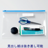 クリアケース　A4　マチなし　10枚　アスクル  オリジナル