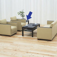 アール・エフ・ヤマカワ　応接サイドテーブル　ダーク　幅550×奥行550×高さ450mm　1台