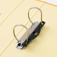 リヒトラブ リクエスト D型リングファイル（くるみ貼り）A4タテ背幅69mm 橙 G2250-4 1箱（20冊：10冊入×2袋）