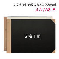 プラス　とじ込表紙　A3ヨコ　307×430mm　4穴　FL-002TU　79219　1袋（5組入）