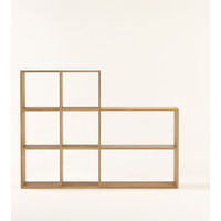 無印良品 スタッキングシェルフ ワイド 追加2段 オーク材 幅79.5×奥行28.5×高さ81.5cm 良品計画